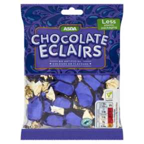 ASDA Chocolate Eclairs Sweets (200G)