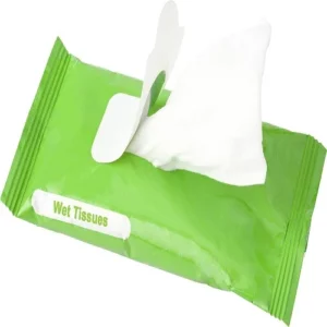 Wet hygiene tissue