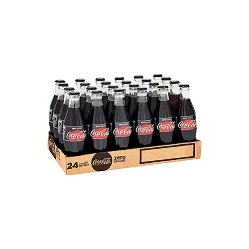 COKE ZERO GLASS BOTTLE