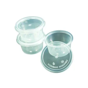 Transgate Plastic Cup and Lid 4oz