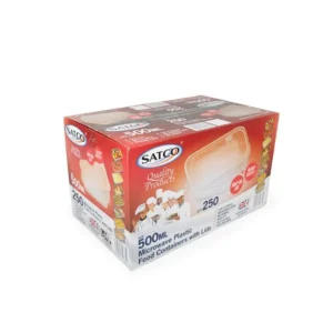 Satco Plastic Containers 500CC 250pcs
